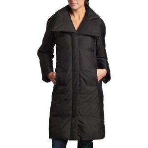 COLE HAAN Chocolate brown down puffer coat | Winter cozy | Small